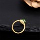 18K Gold-Plated Pixiu Jade Wealth Ring 18K Gold-Plated Pixiu Jade Wealth Ring
