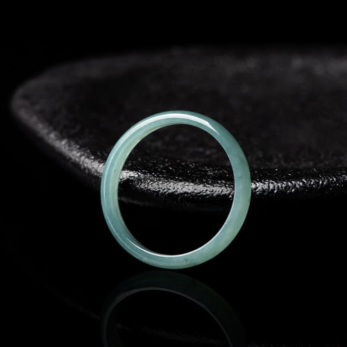 Natural Jade Prosperity Protection Ring