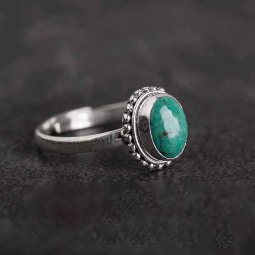 925 Silver Turquoise Wisdom Love Ring 925 Silver Turquoise Wisdom Love Ring