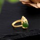 18K Gold-Plated Pixiu Jade Wealth Ring 18K Gold-Plated Pixiu Jade Wealth Ring