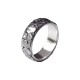 Rock Pattern Copper Luck Blessing Ring Rock Pattern Copper Luck Blessing Ring