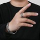 Guan Gong Auspicious Clouds Amulet Wealth Ring Guan Gong Auspicious Clouds Amulet Wealth Ring