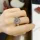 Tibetan Om Mani Padme Hum Peace Rotatable Ring
