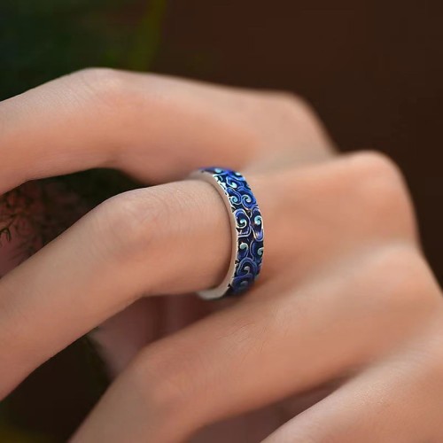Auspicious Clouds Healing Copper Ring Auspicious Clouds Healing Copper Ring