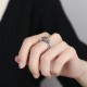 PiXiu Copper Coin Red Agate Wealth Ring