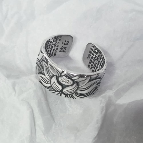 Lotus Heart Sutra Protection Ring Lotus Heart Sutra Protection Ring