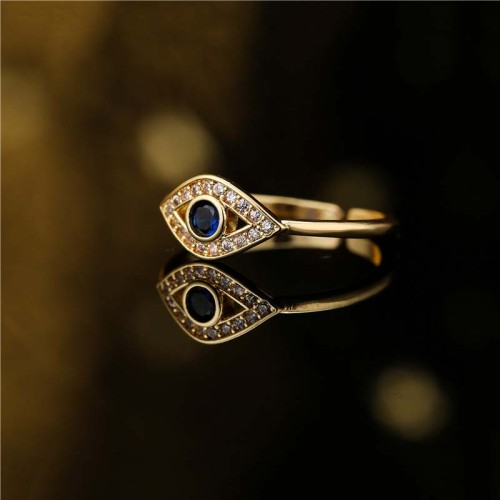 Evil Eye Protection Blessing Copper Ring