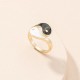 Yin Yang Symbol Blessing Couple Ring Yin Yang Symbol Blessing Couple Ring