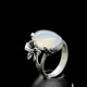 990 Sterling Silver Chalcedony Harmony Ring 990 Sterling Silver Chalcedony Harmony Ring