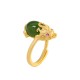 18K Gold-Plated Pixiu Jade Wealth Ring 18K Gold-Plated Pixiu Jade Wealth Ring
