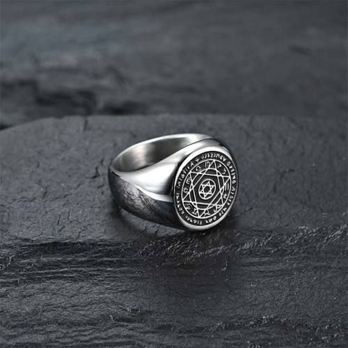 Zodiac Star of David Protection Ring Zodiac Star of David Protection Ring