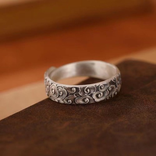 Vintage Auspicious Clouds Luck Ring Vintage Auspicious Clouds Luck Ring