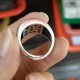 925 Silver Sanskrit Protection Adjustable Ring