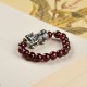 925 Silver Garnet Moonstone PiXiu Wealth Ring 925 Silver Garnet Moonstone PiXiu Wealth Ring