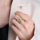 Cat's Eye Clover Zircon Love Rotatable Ring Cat's Eye Clover Zircon Love Rotatable Ring