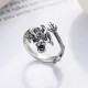 Vintage 925 Silver Year of the Dragon Luck Ring Vintage 925 Silver Year of the Dragon Luck Ring