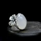 990 Sterling Silver Chalcedony Harmony Ring 990 Sterling Silver Chalcedony Harmony Ring