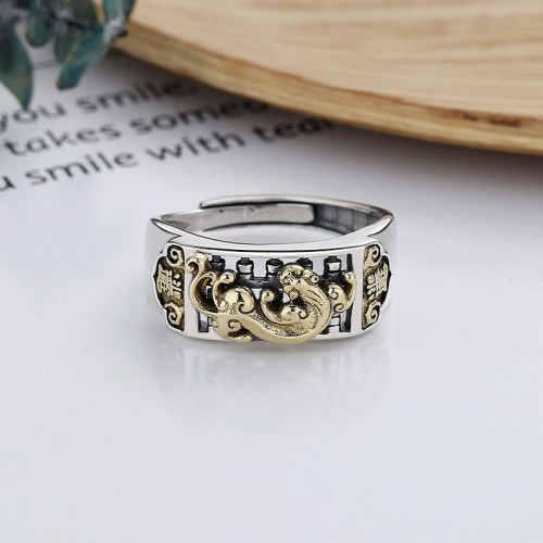 925 Silver PiXiu Luck Adjustable Ring 925 Silver PiXiu Luck Adjustable Ring
