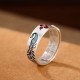 999 Silver Peacock Lotus Fortune Ring 999 Silver Peacock Lotus Fortune Ring