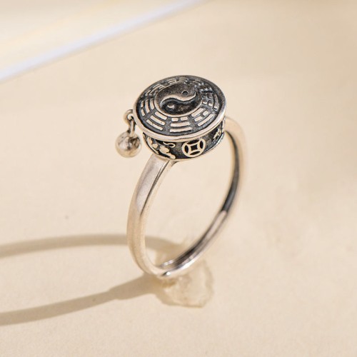 Yin Yang Copper Luck Rotatable Ring Yin Yang Copper Luck Rotatable Ring