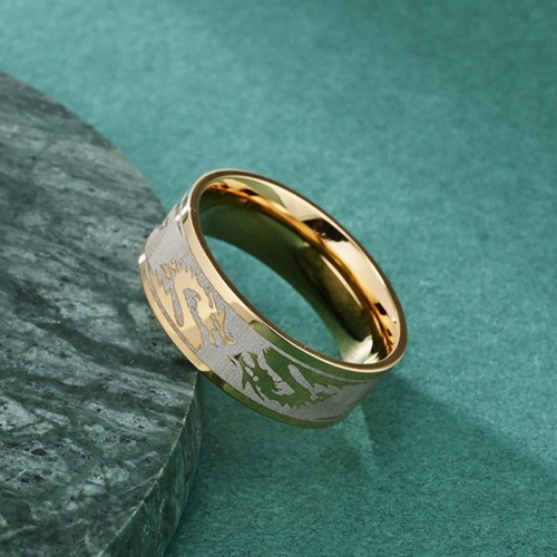 Dragon Carved Strength Protection Ring